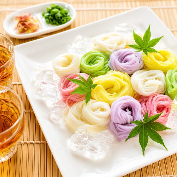 奈良 「池利」 三輪素麺 色撫子