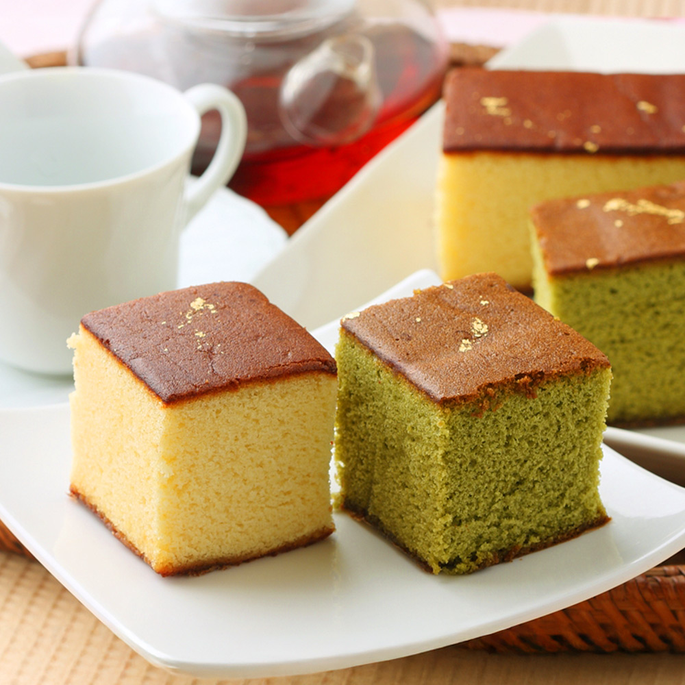 京都・伏見 「三源庵」 金箔カステラ　A