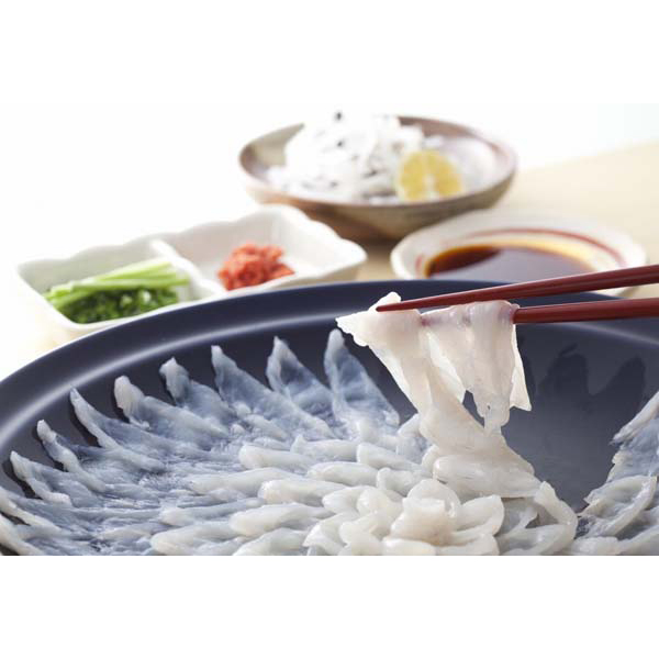 山口 「山賀」 天然トラフグ刺身セット