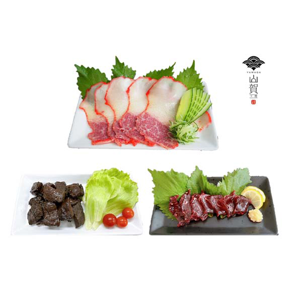 山口 「山賀」 鯨満彩セット（焼き肉）