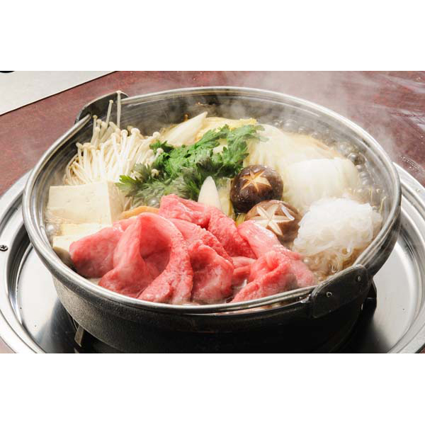 岩手 「前沢牛オガタ」 小形牧場牛 肩ロースすき焼き・しゃぶしゃぶ用