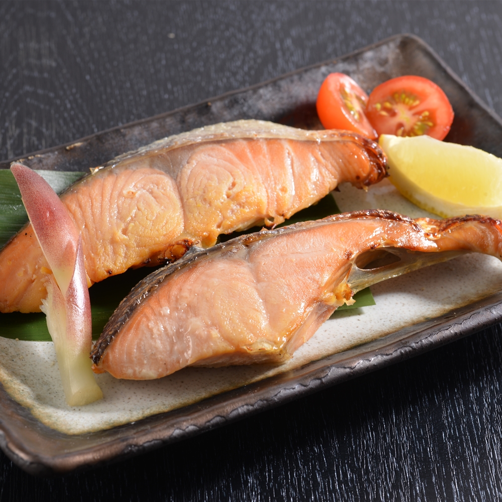 北海道産　秋鮭西京漬＆昆布〆２種セット