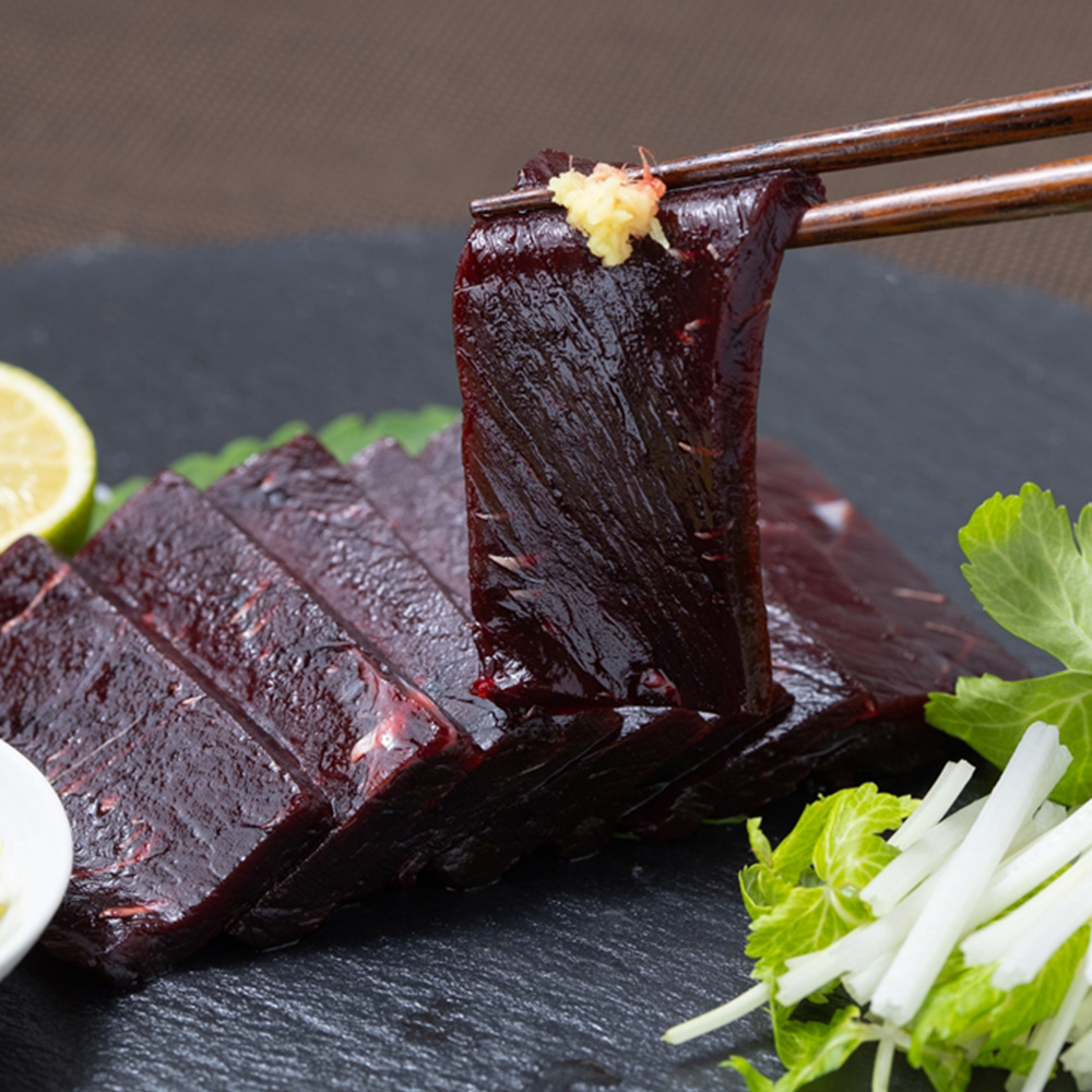 宮城 「木の屋石巻水産」 ミンク鯨赤肉 刺身用　3セット