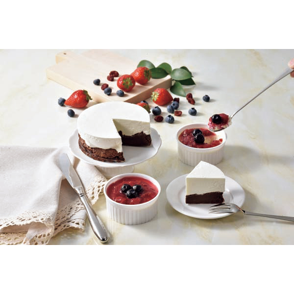 北海道 「岩瀬牧場」 王様のショコラ＆ベリーレアチーズセット