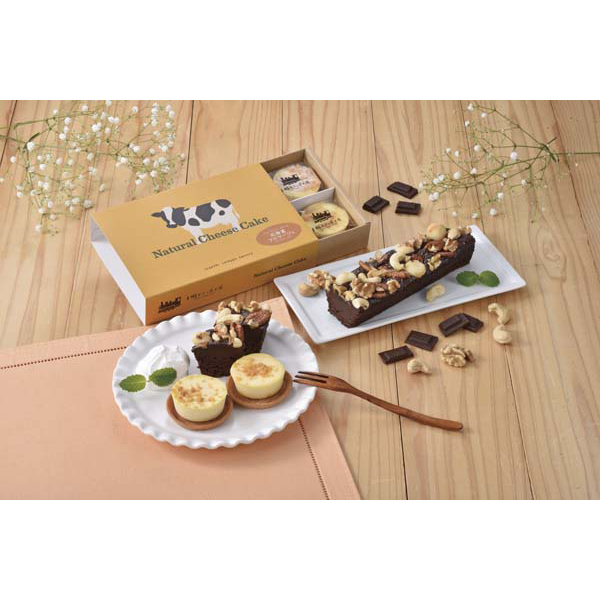 「十勝トテッポ工房」 北海道フロマージュとベイクドショコラセット