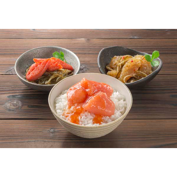 北海道 「渋谷水産」 美味いよ！明太子・松前漬けセット