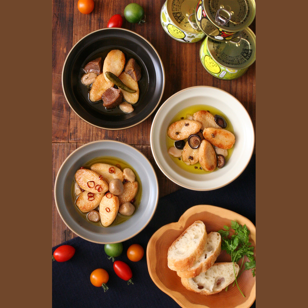 宮城 「武田の笹かまぼこ」 canささ笹かまアヒージョアソート3缶セット