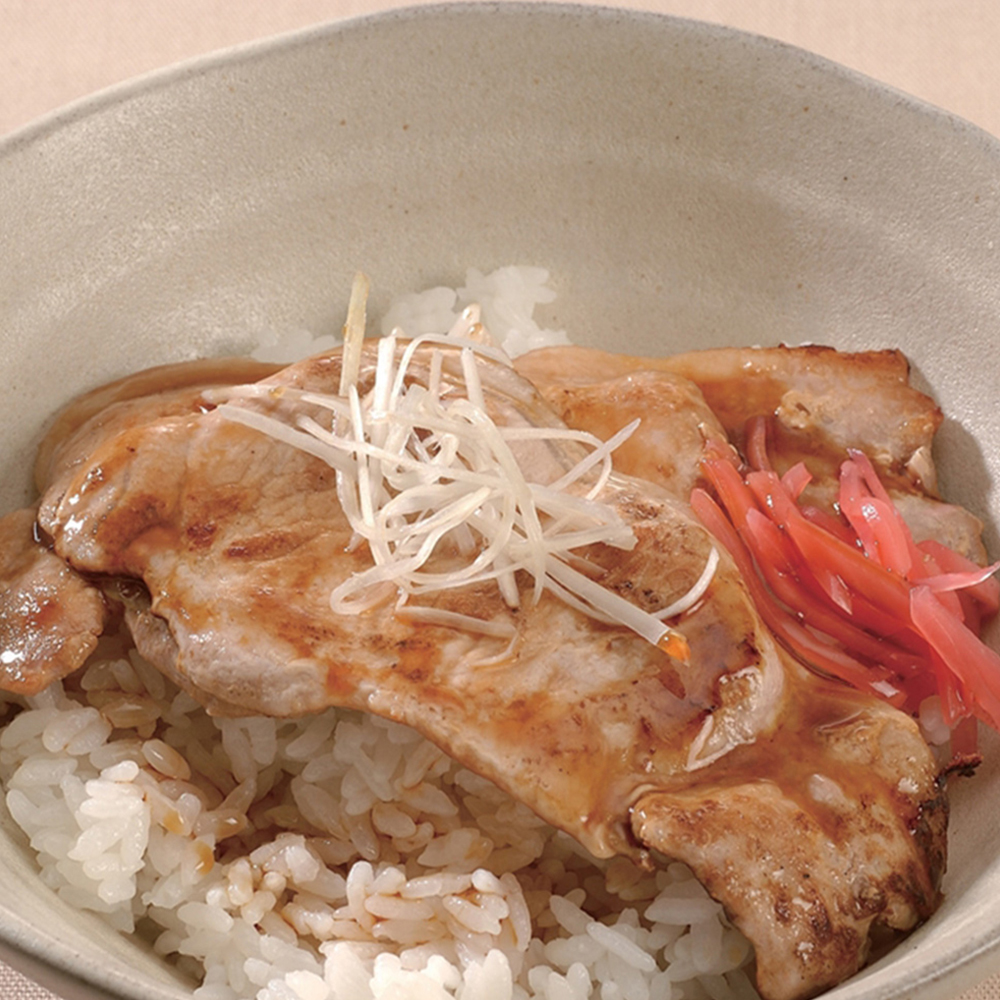 北海道帯広　五日市の豚肉丼の具