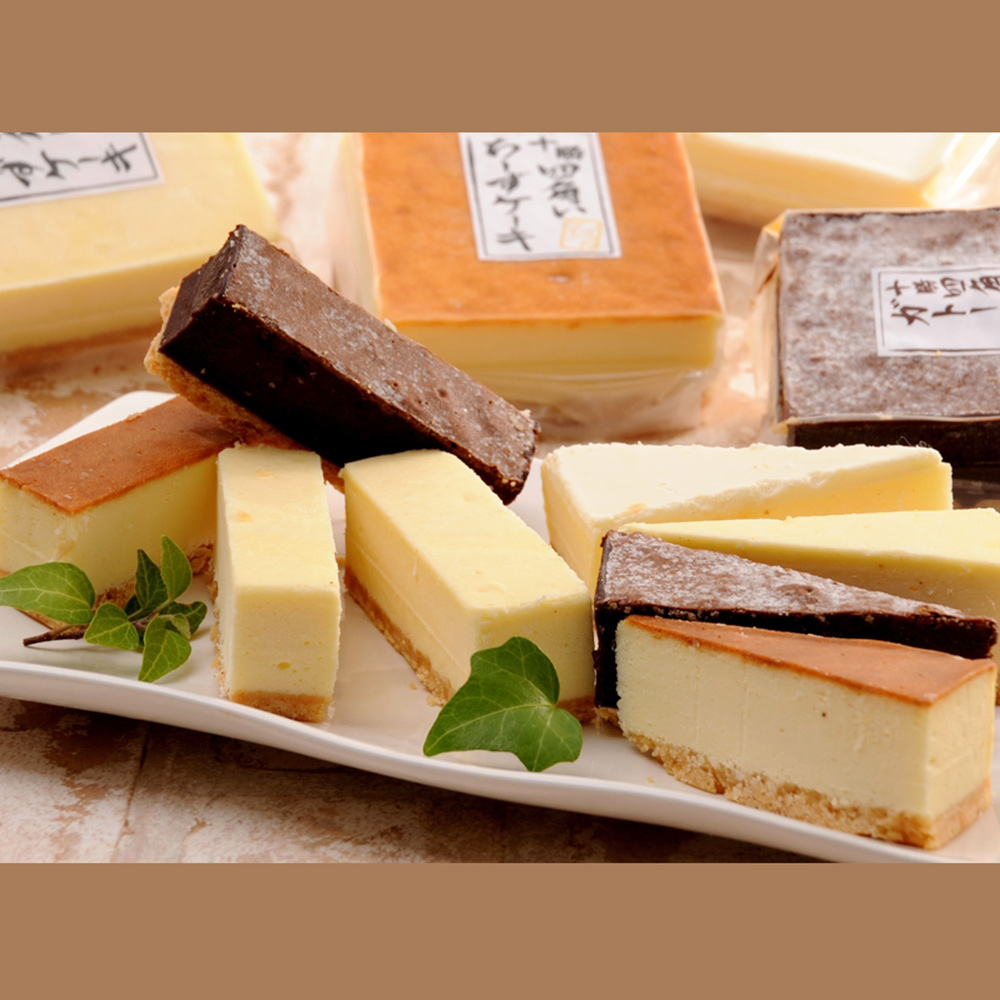 北海道  四角いチーズケーキ＆ガトーショコラ