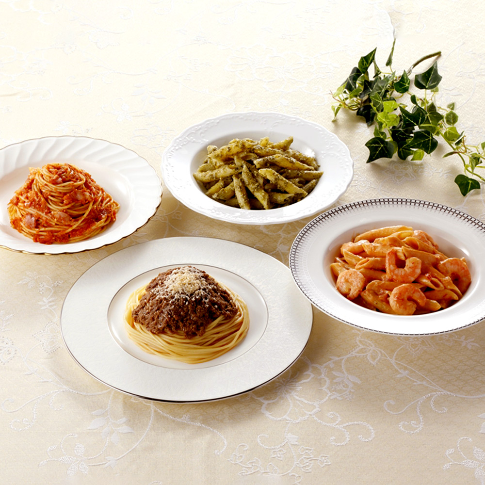 東京 「アロマフレスカ銀座」 原田シェフ監修 4 種のこだわりパスタペンネセット