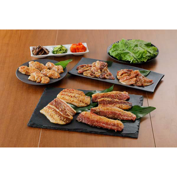 東京・新宿 「焼肉大貫」 味付き焼肉セット（むちゃうまセット）