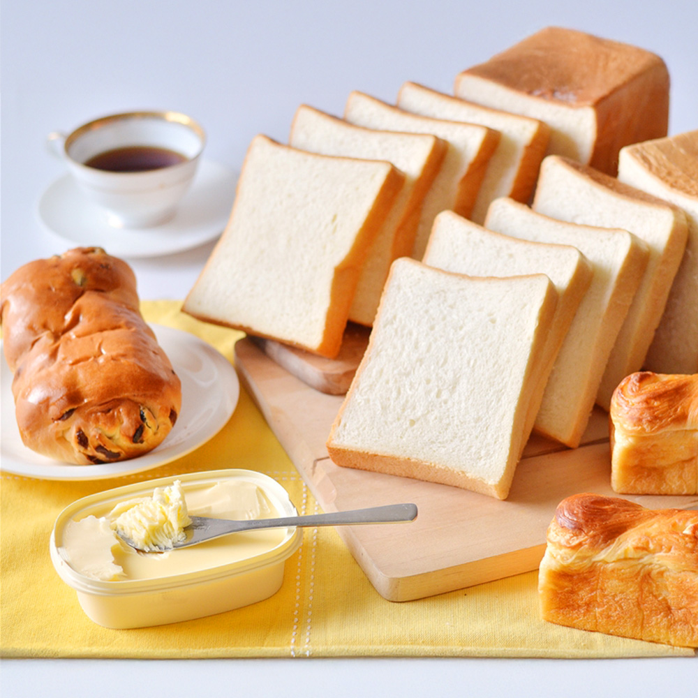 栃木 「金谷ホテルベーカリー」 パン4種とマーガリンのセット