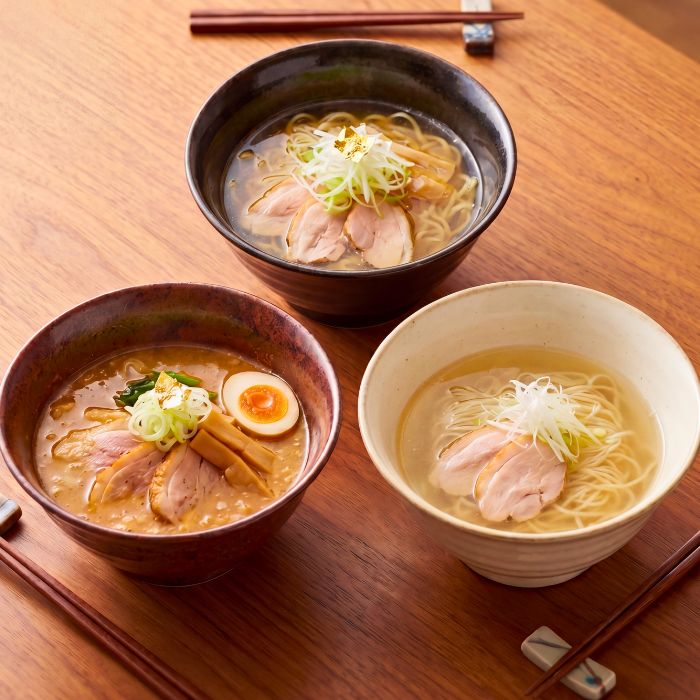 秋田比内地鶏肉ラーメン12食セット