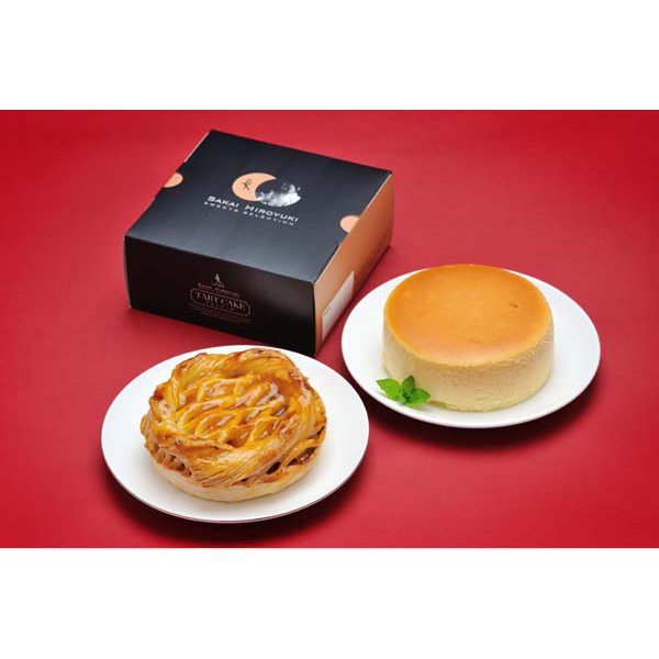 「坂井宏行監修」 津軽りんごパイと濃厚チーズケーキ（×2）