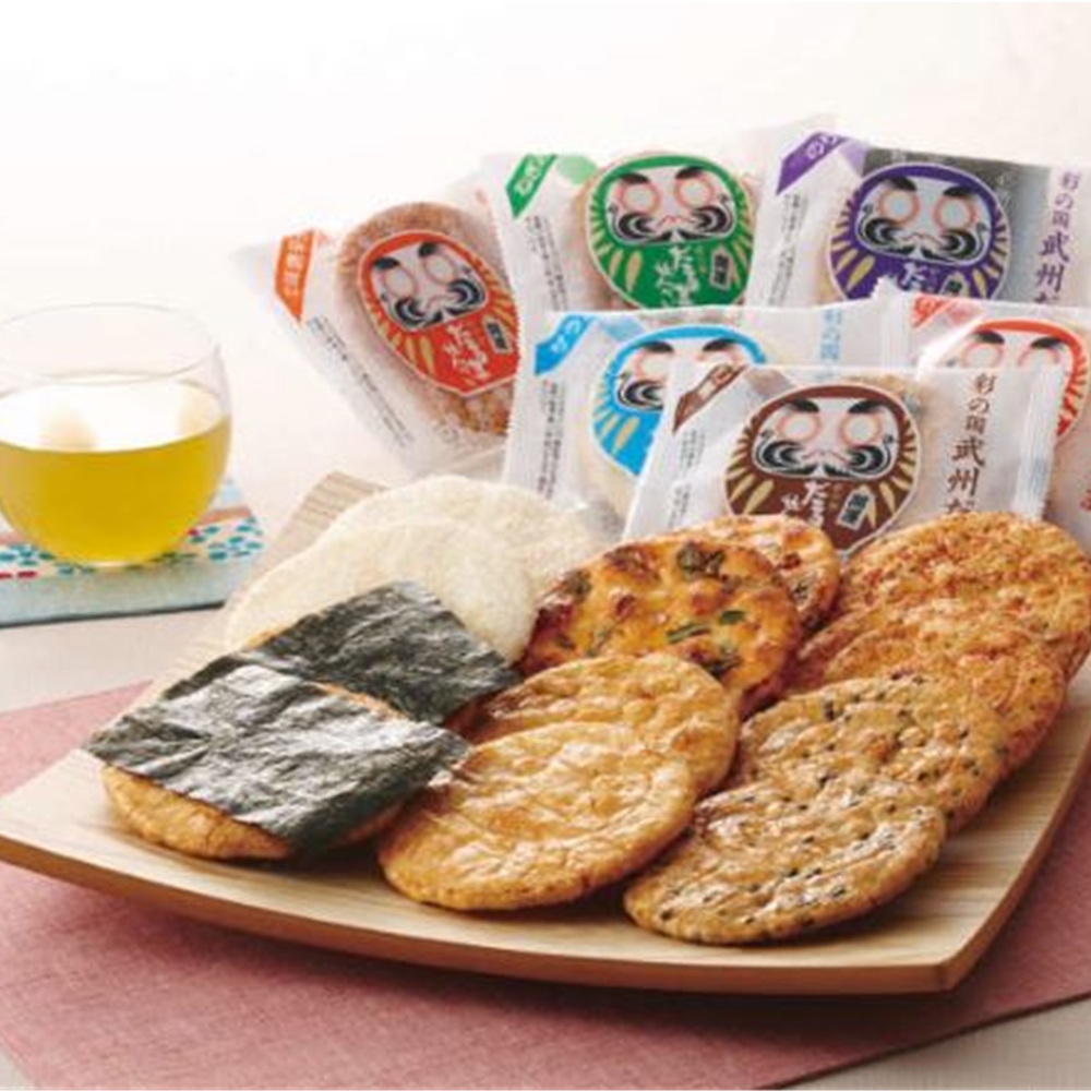 埼玉 「七越製菓」　彩の国だるませんべい