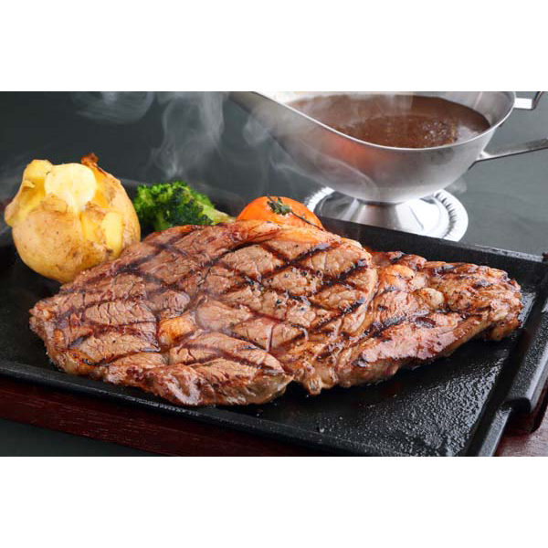 大阪 「萬野屋」 萬野和牛ロースステーキ1舞(計280g)