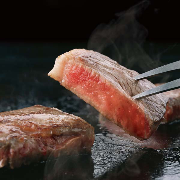 大阪 「萬野屋」 萬野和牛サーロインステーキ1枚(計320g)