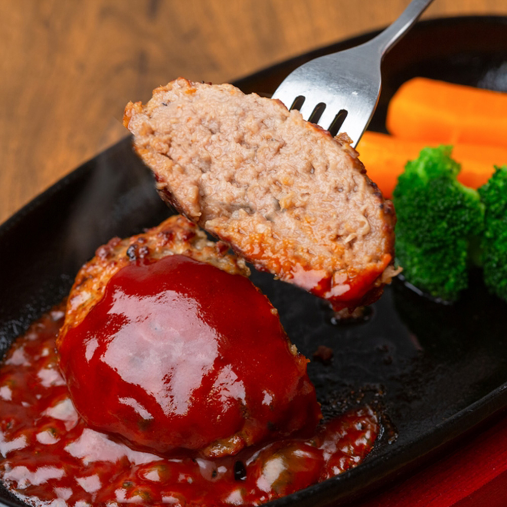 大阪 「焼肉はらだ本店」 黒毛和牛焼きハンバーグ(5個)