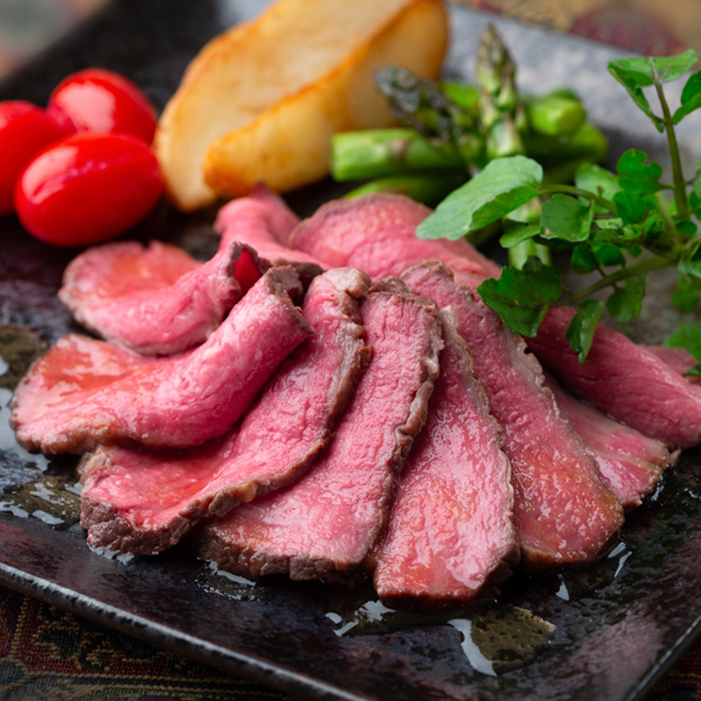 大阪 「焼肉はらだ本店」 黒毛和牛ローストビーフ(2セット)