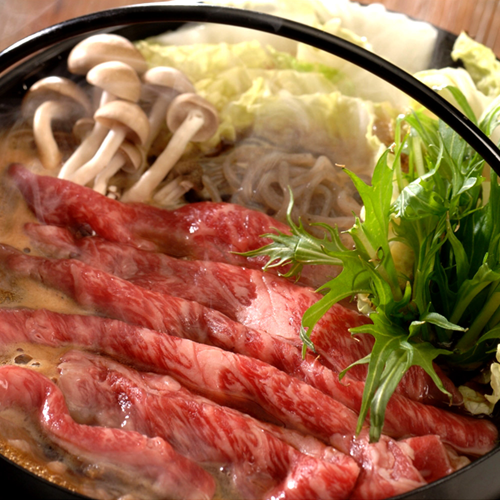 宮崎県産 霧峰牛 肩ロースすき焼き用（400g）