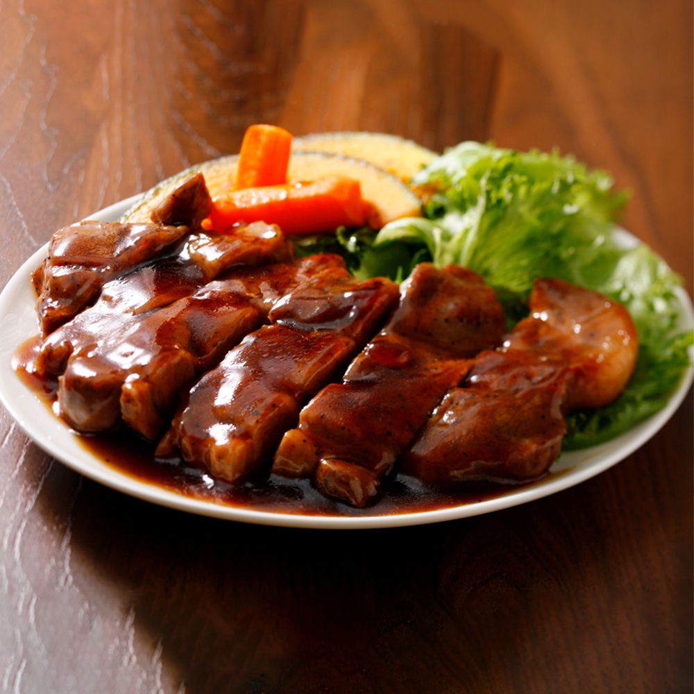 鹿児島県産 黒豚肉 「黒の匠」 ローストンテキ（計480ｇ）