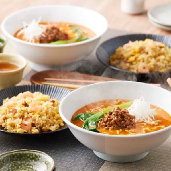 東京 「赤坂四川飯店」監修 担々麺&五目炒飯セット