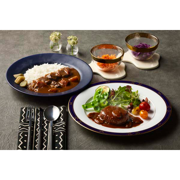 神奈川 「横浜ロイヤルパークホテル」監修 カレー＆ハンバーグセット