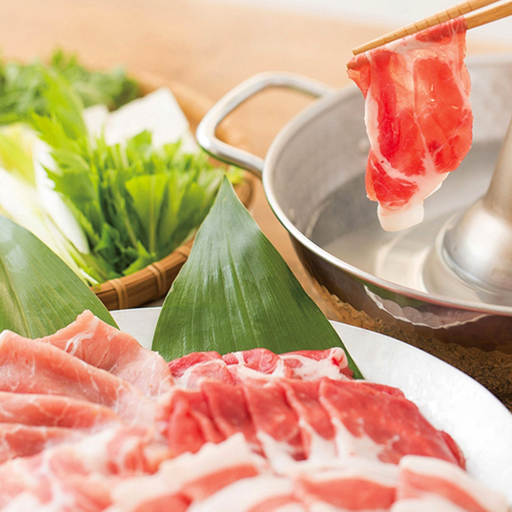 鹿児島 黒豚肉しゃぶしゃぶ皿盛り