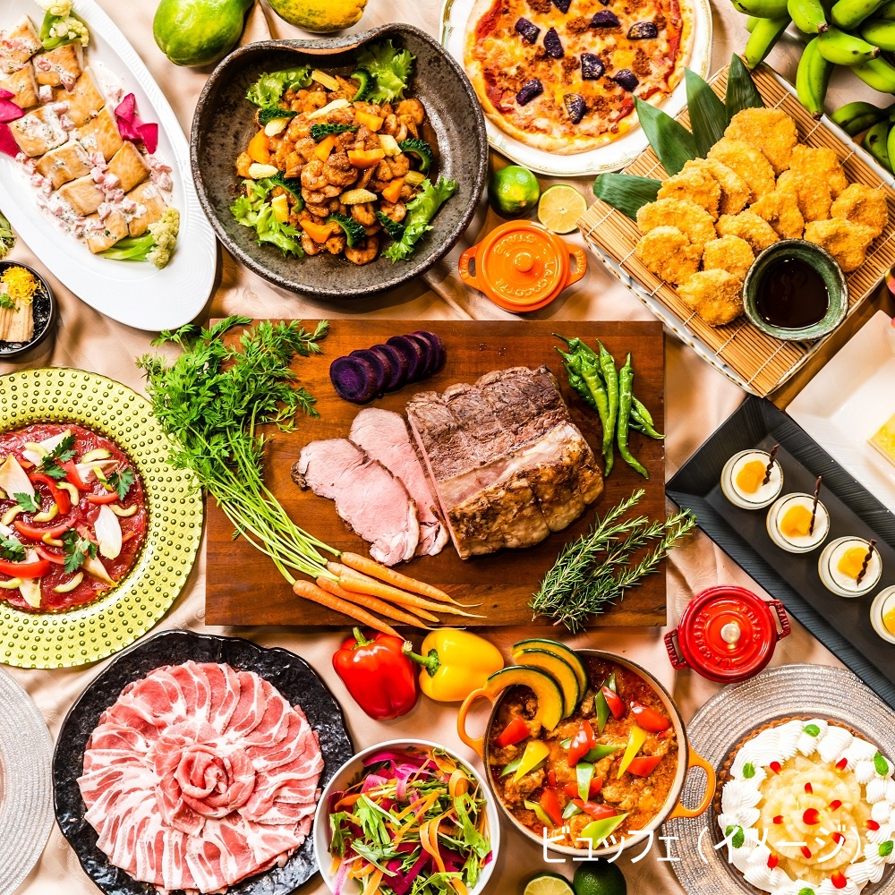 ﾋﾞｭｯﾌｪﾚｽﾄﾗﾝ「ｼｰﾌｫﾚｽﾄ」（ﾎﾃﾙﾓﾝﾄﾚ沖縄ｽﾊﾟ＆ﾘｿﾞｰﾄ）　2名様　ディナープラン