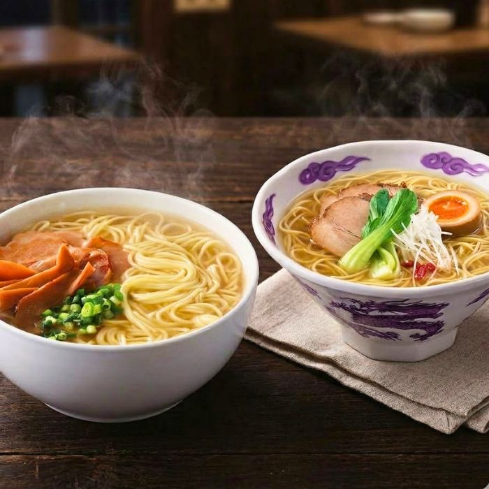 福岡 博多水炊き塩ラーメンセット D