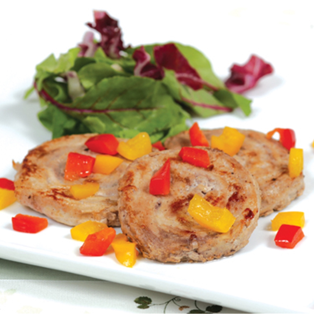 鹿児島県産黒豚肉ミニロールステーキ　20個