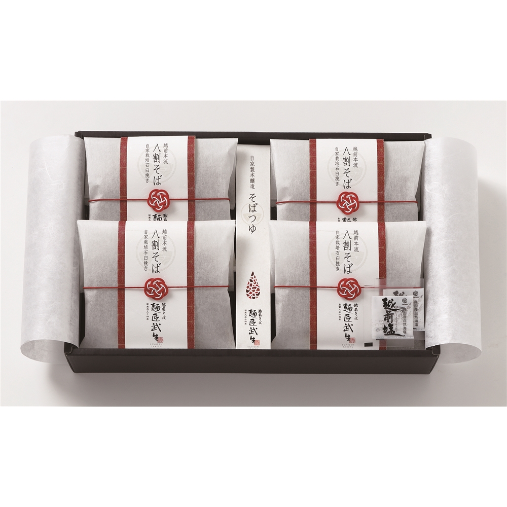 福井 「麺匠武生」 越前本流 八割そば 4食