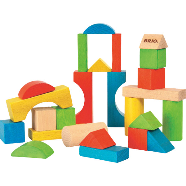 ブリオ　カラーつみき２５ピース