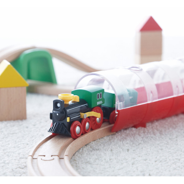 ブリオ　スチームトレイン＆トンネル