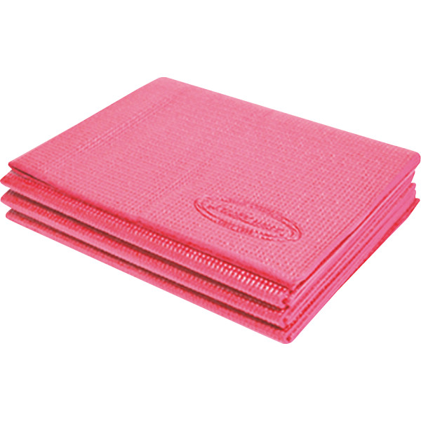 ラッキーウエスト　折りたたみヨガマット　ピンク