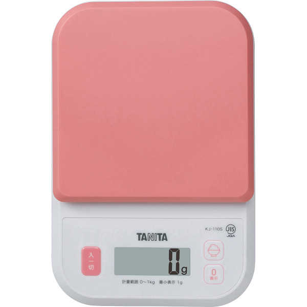 タニタ　デジタルクッキングスケール　ピンク