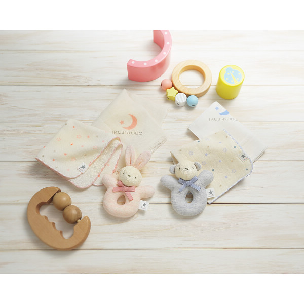 育児工房　オーガンジーミニギフト・メランジ　ピンク