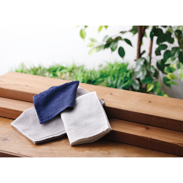 リビングウィズオーガニック　フェイス・ウォッシュタオルセット