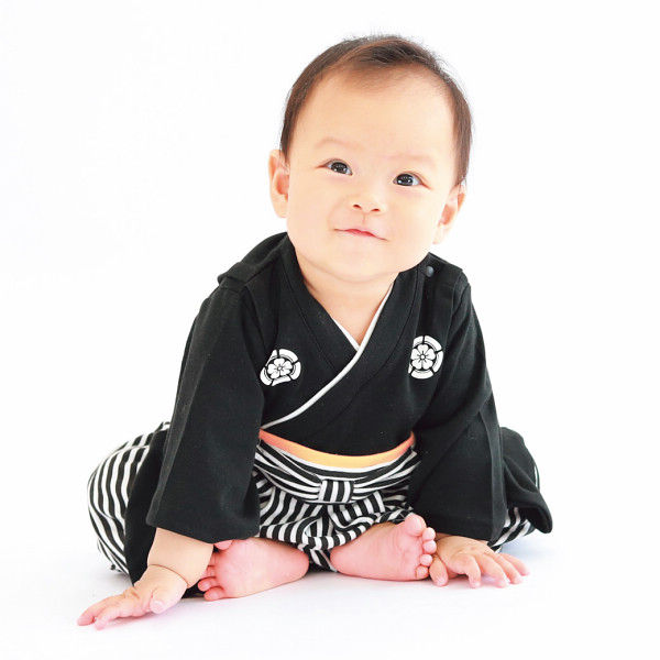 アエナック　男児袴ロンパースセット