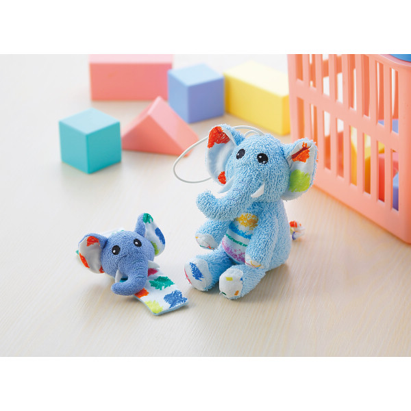 ジジ　ぬいぐるみ・ラトルセット　ハグ（ブルー）