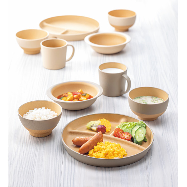 やさしい彩り　抗菌食育５点セット　B