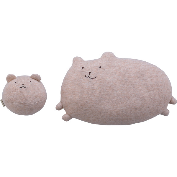 オーガニック　枕×ボールセット　くま
