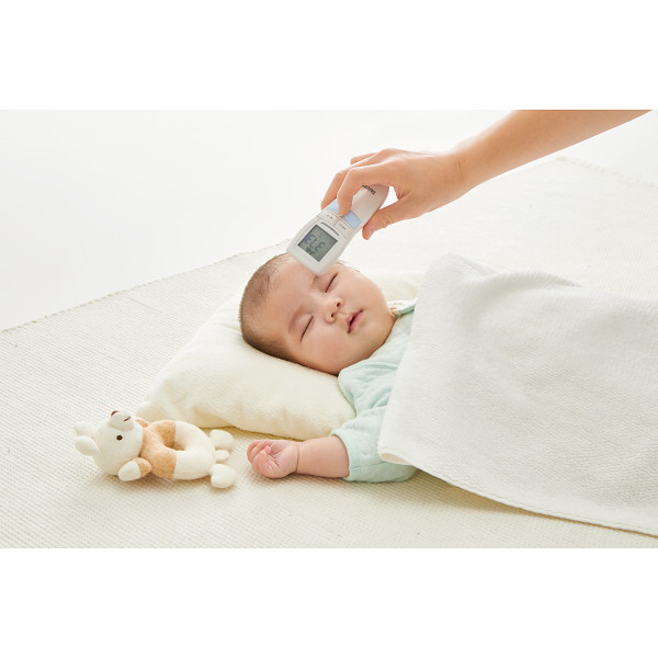 タニタ　非接触体温計　ブルー