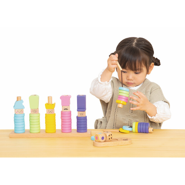 ウッディプッディ　リングテンとおでかけつみきセット