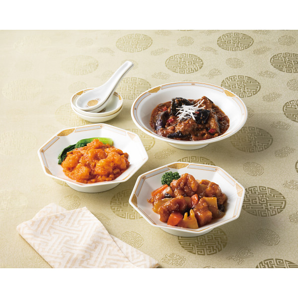 大龍　海老チリ・酢豚・麻婆茄子１５食セット