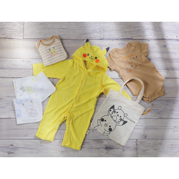 カバーオール＆ボディミニ２枚＆ガーゼハンカチセット