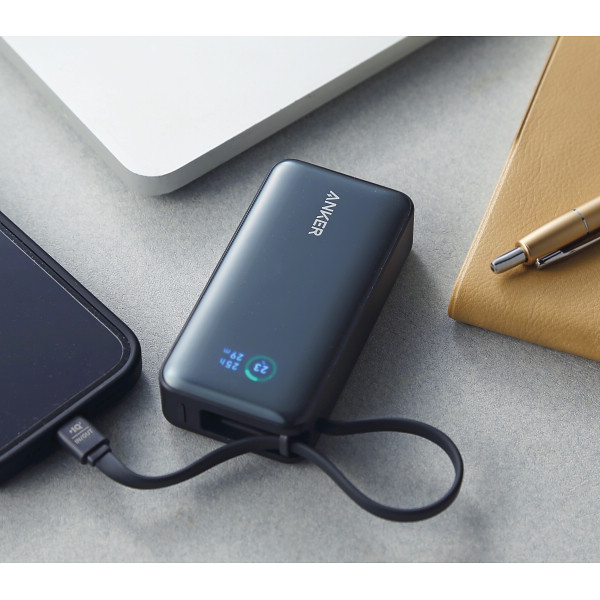 Ａｎｋｅｒ　Ｎａｎｏ　Ｐｏｗｅｒ　Ｂａｎｋ（３０Ｗ，Ｂｕｉｌｔ－Ｉｎ　ＵＳＢ－Ｃ　Ｃａｂｌｅ）