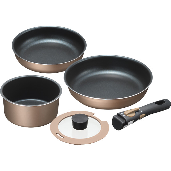 ブラナーノⅡ　着脱ハンドル鍋３点セット