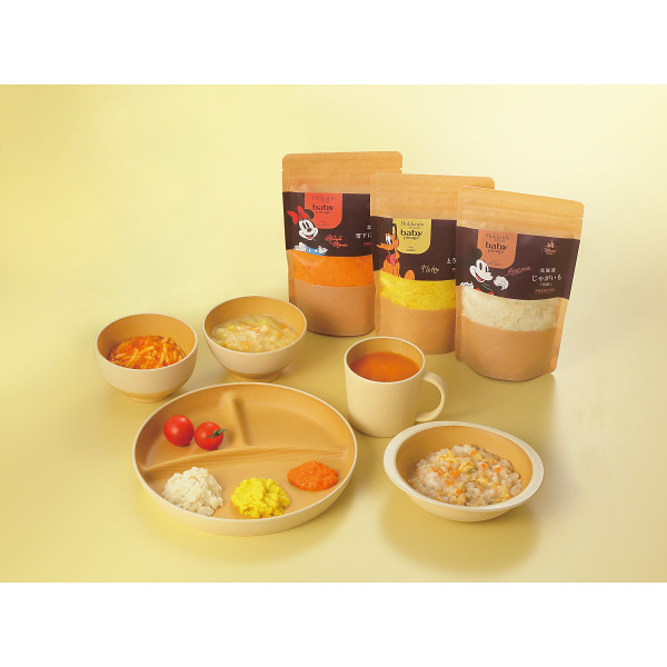 Ｄｉｓｎｅｙデザインのベビーフード・抗菌食育セット