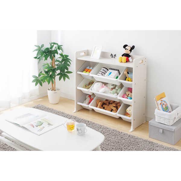 天板付キッズトイハウスラック